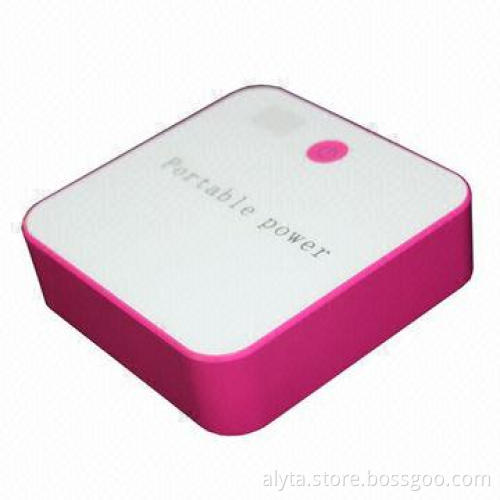 Double Current Output LED Flashlight Mobile Power Bank/Power Supply with Fashionable Design Type